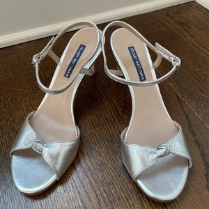 Stuart Weitzman 7.5 silver sandals